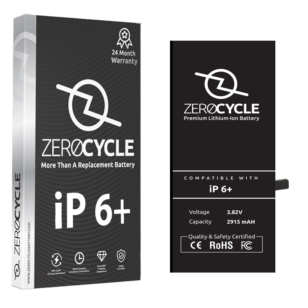 ZeroCycle Battery iPhone 6 Plus 2915 mAH Li-Polymer Premium