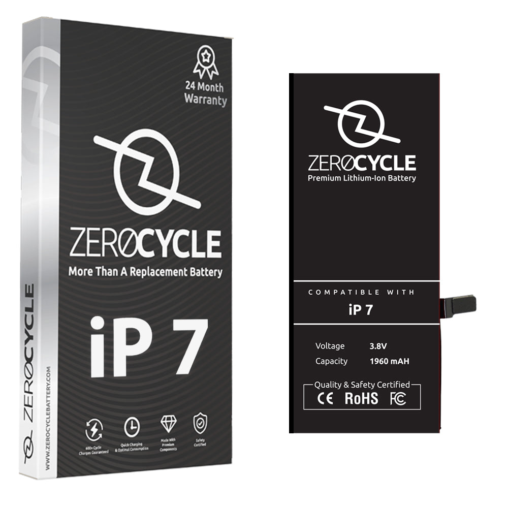 ZeroCycle Battery for iPhone 7 1960mAH Li-Ion Premium
