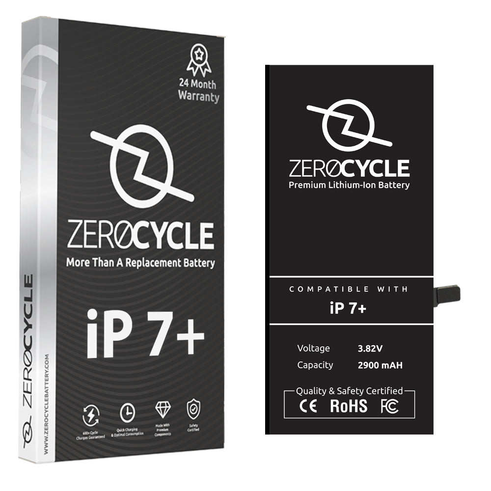 ZeroCycle Battery iPhone 7 Plus 2900mAH Li-Ion Premium