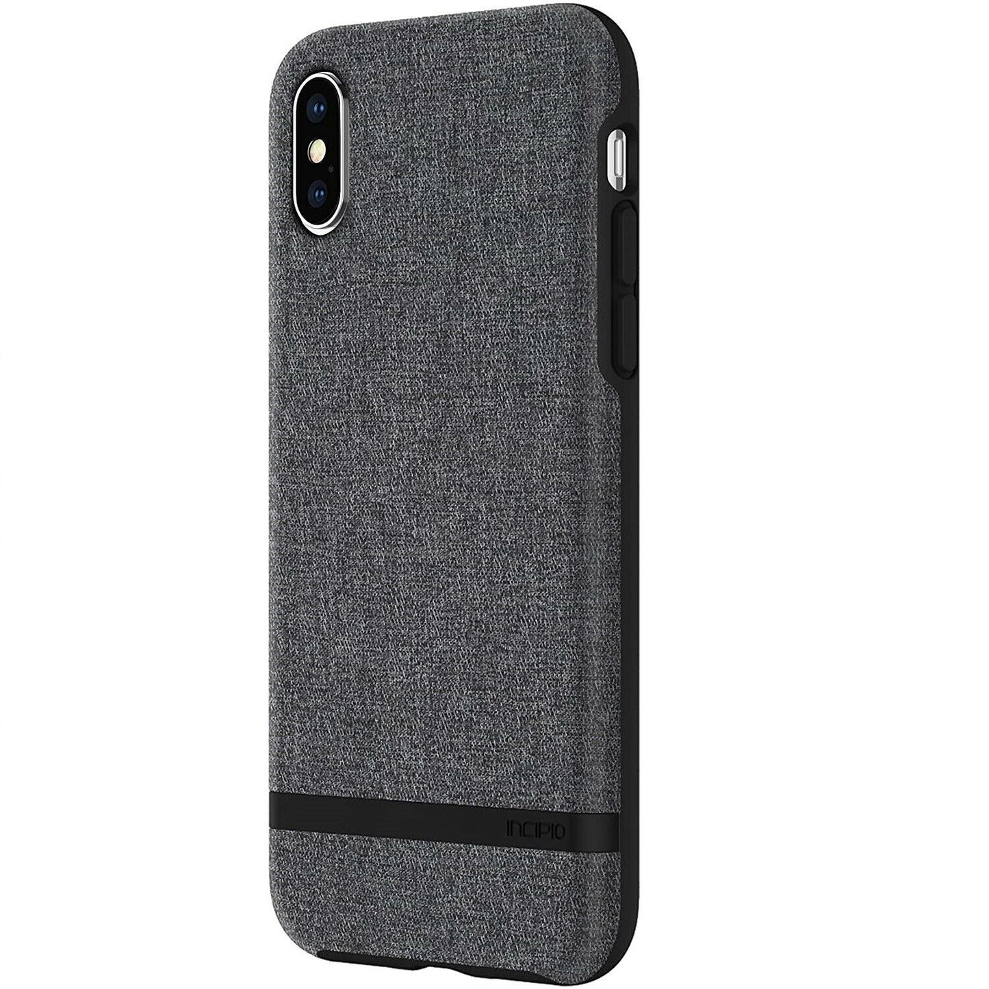 Incipio Esquire Series Fabric Texture Hard Case Cover for iPhone X/XS - Gray