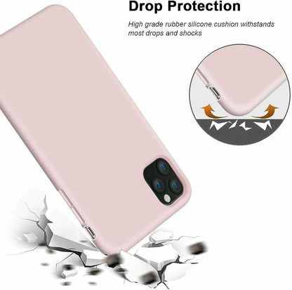 Key Soft Silicon Case Cover for iPhone 11/11 Pro - Pink - image 3