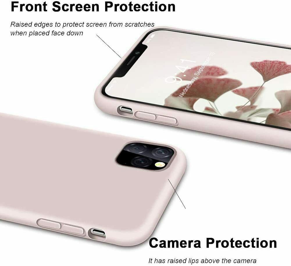 Key Soft Silicon Case Cover for iPhone 11/11 Pro - Pink