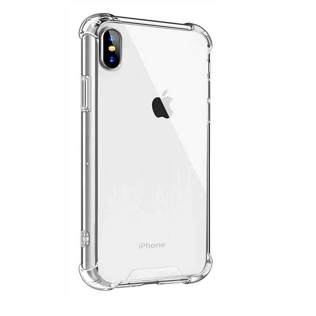 Reinforced Shock Absorbent Protective Case Cover for iPhone XS MAX - Crystal Clear