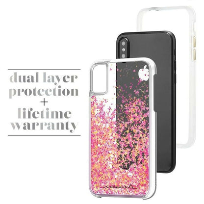 CaseMate Waterfall Case Cover for iPhone X/XS - Dark Pink Glow - image 4