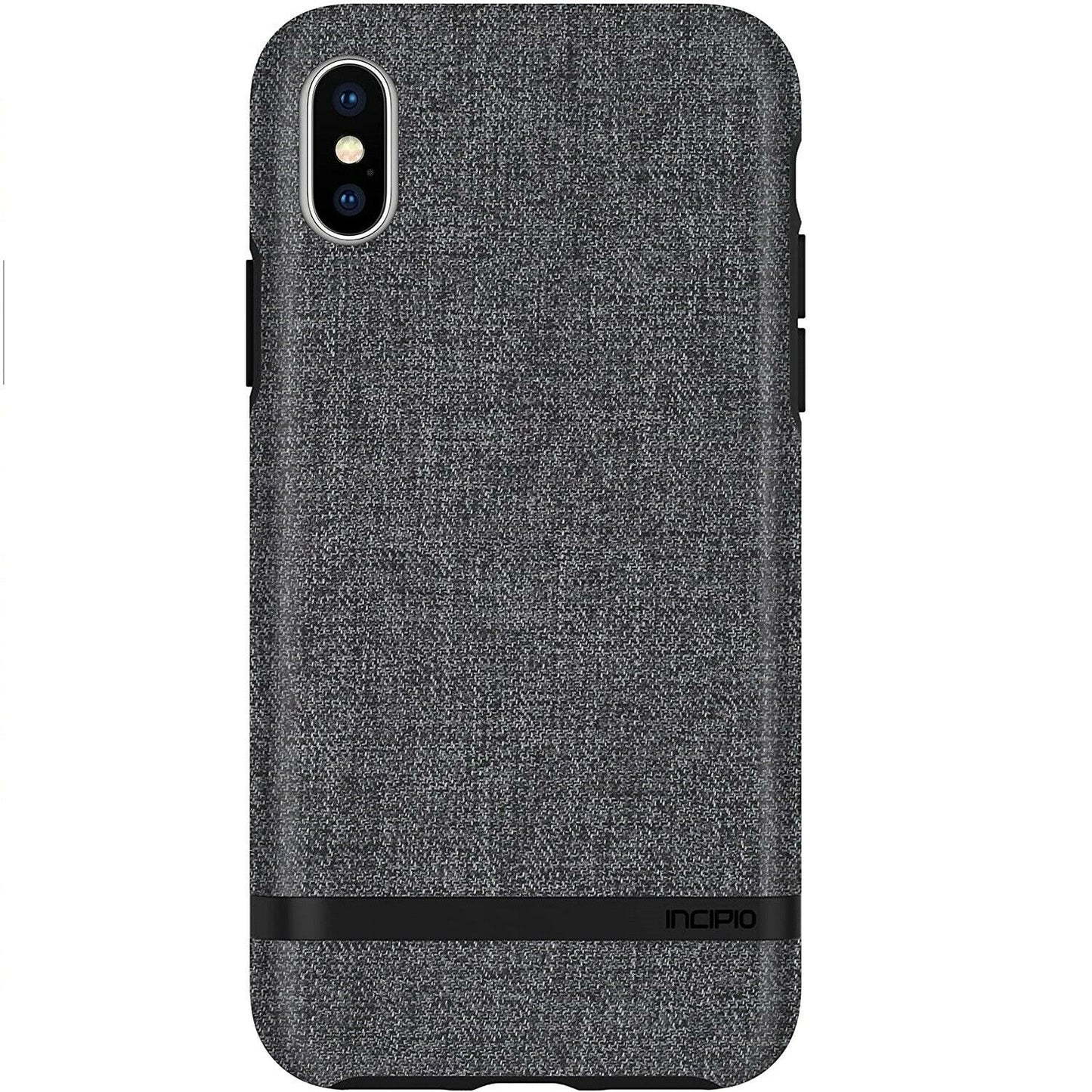 Incipio Esquire Series Fabric Texture Hard Case Cover for iPhone X/XS - Gray