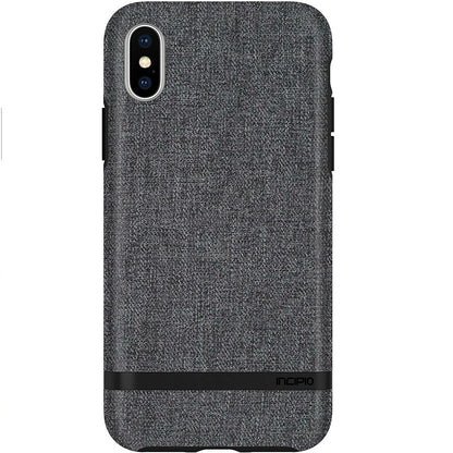 Incipio Esquire Series Fabric Texture Hard Case Cover for iPhone X/XS - Gray
