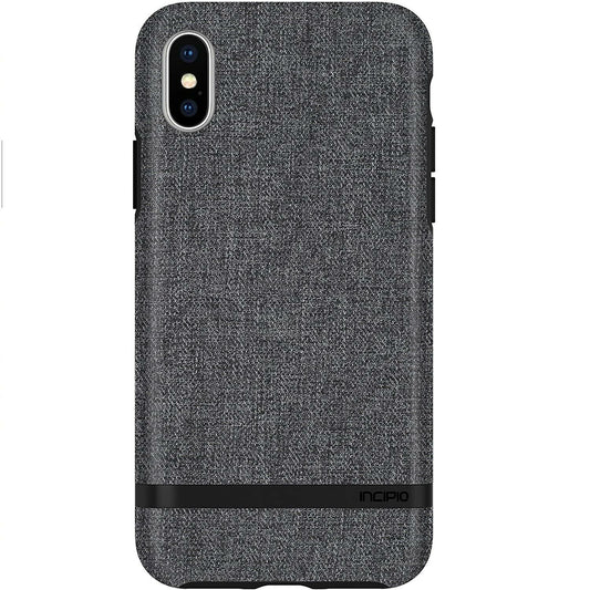 Incipio Esquire Series Fabric Texture Hard Case Cover for iPhone X/XS - Gray
