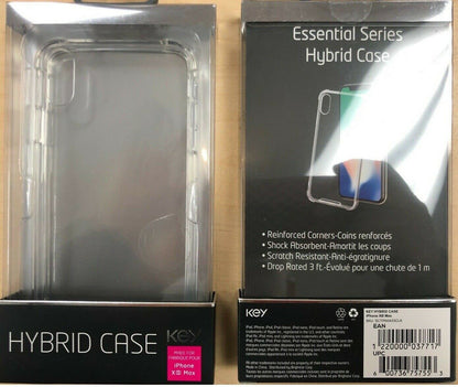 Reinforced Shock Absorbent Protective Case Cover for iPhone XS MAX - Crystal Clear - image 3