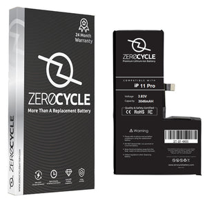 ZeroCycle Battery for iPhone 11 Pro 3046mAH Li-Ion Premium