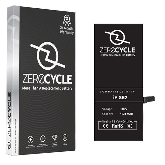 ZeroCycle Battery for iPhone SE (2020) 1821mAH Li-Ion Premium