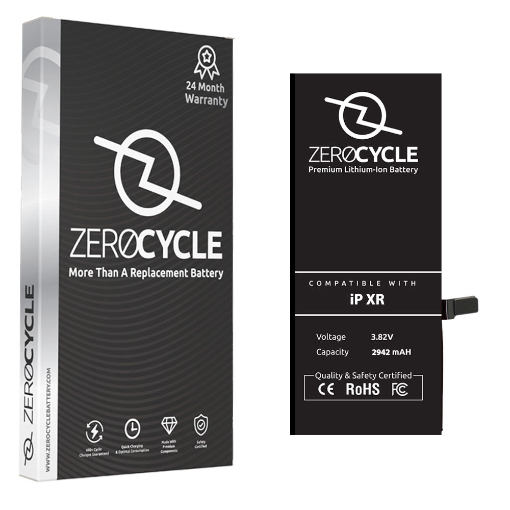 Zero Cycle Battery for iPhone XR 2942mAH Li-Ion Premium
