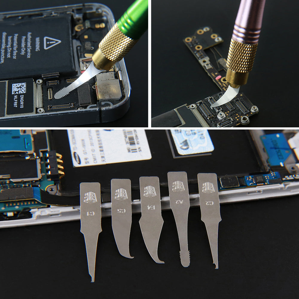 27 in 1 Remove CPU BGA IC Chip Repair Tool Thin Blade Mainboard Disassemble