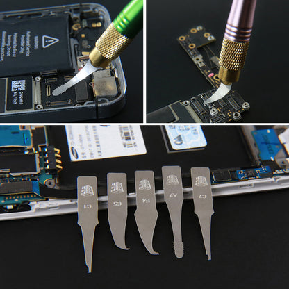 27 in 1 Remove CPU BGA IC Chip Repair Tool Thin Blade Mainboard Disassemble - image 6